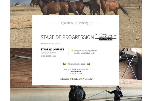 Stage de Progression le 24.10.2020